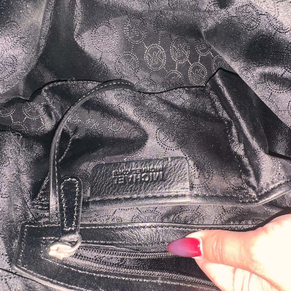 Michael Kors Black Monogram Tote - Picture 2 of 3